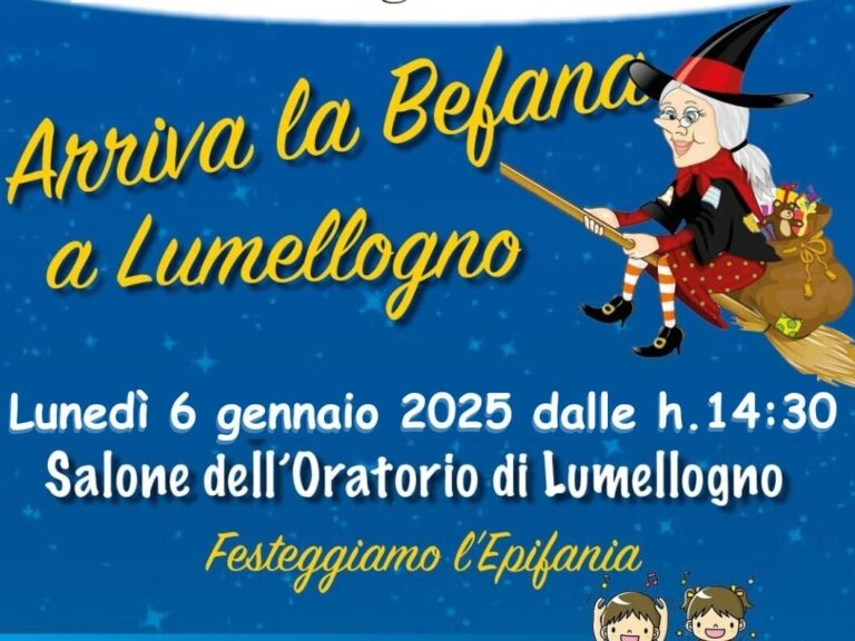 Befana 2025 oratorio Lumellogno